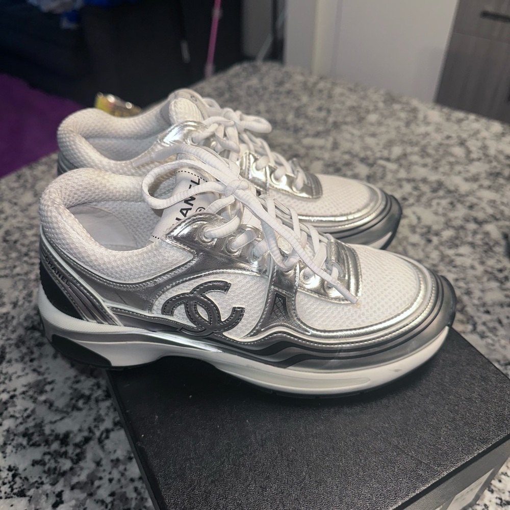 Chanel CC sneakers/ tennis shoes